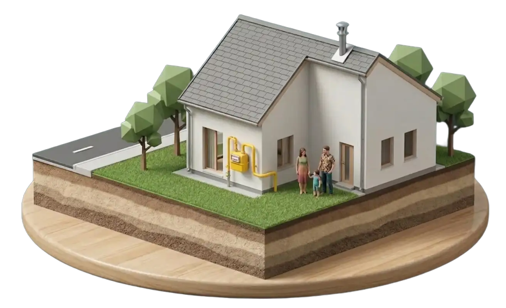Газификация частного дома под ключ